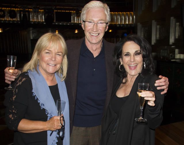 FIRST NIGHT Linda Robson Paul O'Grady and Lesley Joseph at Press Night for the West End transfer of Gypsy at the Savoy Theatre  Photo credit Dan Wooller