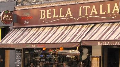 Bella Italia near the Queen's Theatre