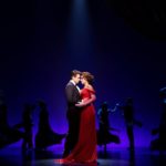 Samantha Barks as Vivian Ward and Andy Karl as Edward Lewis in the Broadway production of Pretty Woman: The Musical