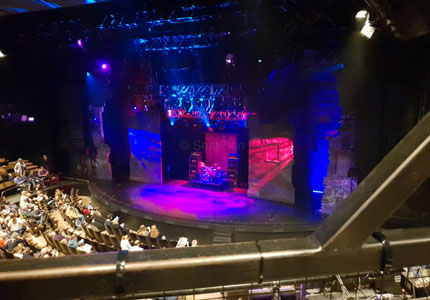 view of the stage at the Gillian Lynne Theatre